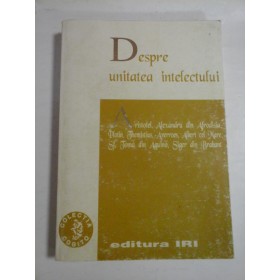 DESPRE UNITATEA INTELECTULUI